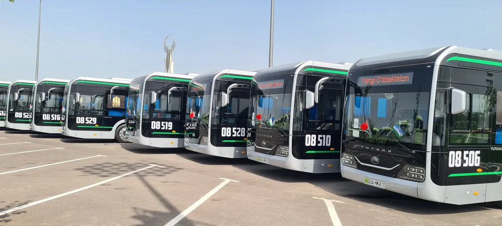 
											
											Toshkentga Xitoydan 18 metrli avtobus va elektrobuslar olib kelindi  (foto)
											
											