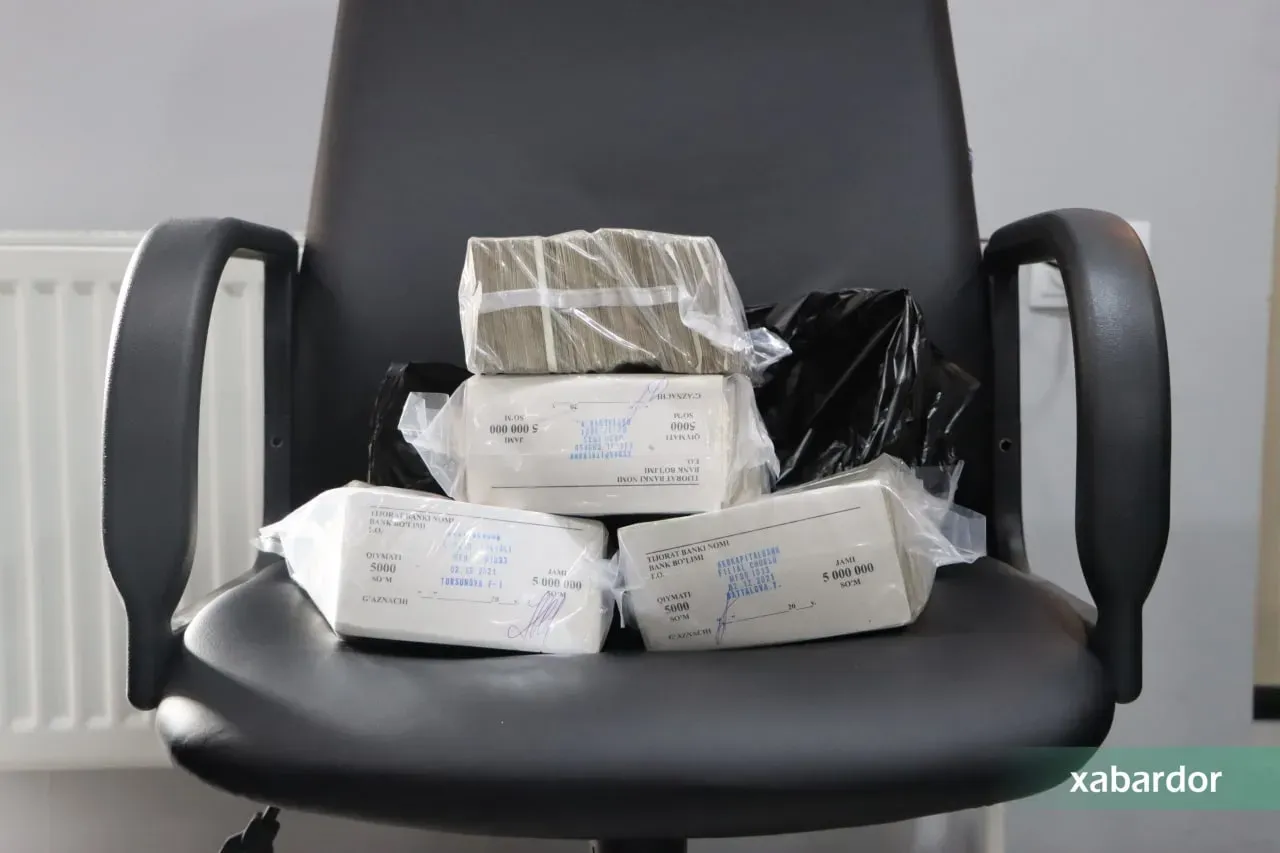 
											
											Toshkentda adliya boshqarmasi sobiq xodimlari qariyb 900 mln soʻmni talon-toroj qilgani aniqlandi
											
											