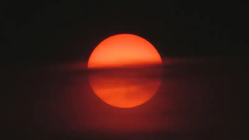 
											
											Астронавт қуёш тасвирини кўрсатди
											
											