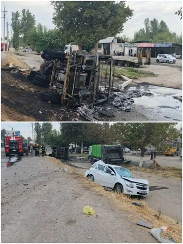 
											
											Тошкент вилоятида юк машинаси ва Cobalt ЙТҲга учради
											
											