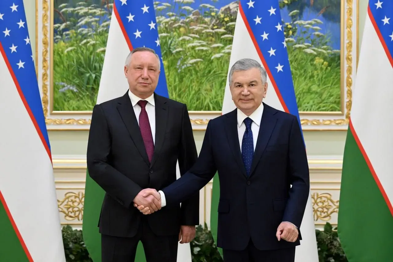 
											
											Shavkat Mirziyoyev Sankt-Peterburg gubernatorini qabul qildi
											
											