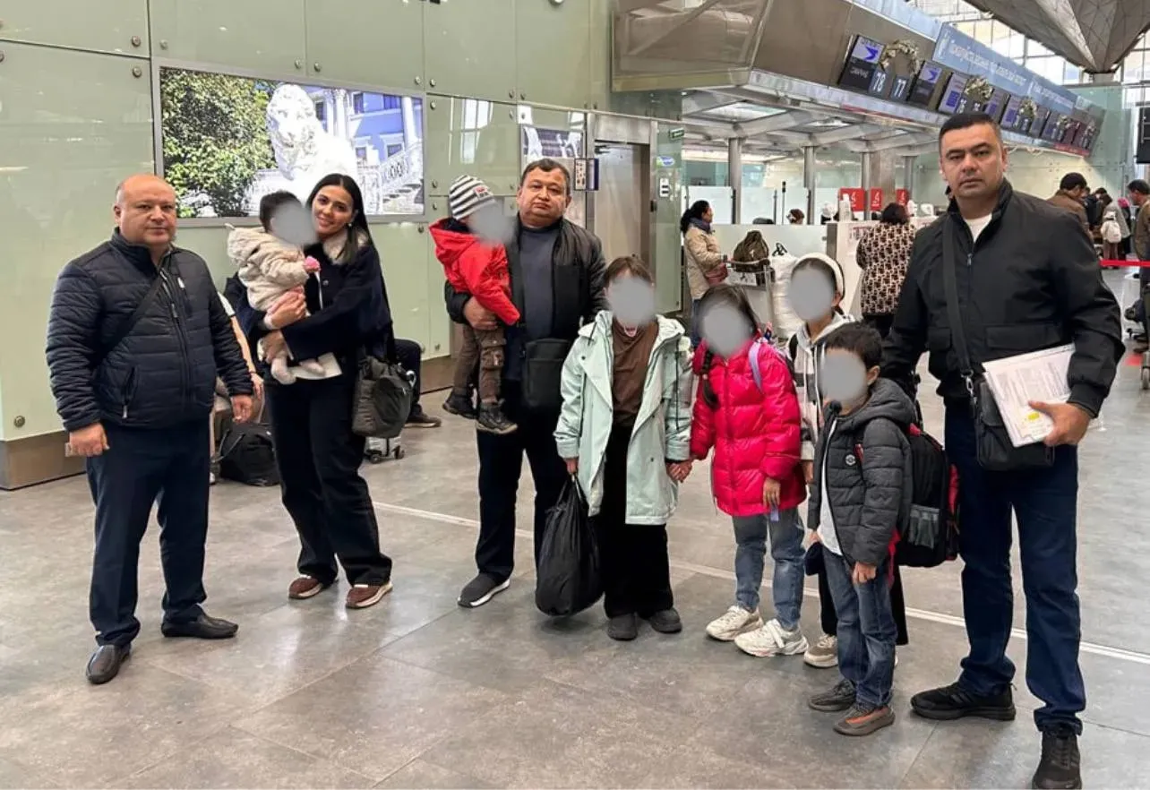 
											
											Sankt-Peterburgda qarovsiz qolgan olti nafar bola O‘zbekistonga qaytarildi
											
											