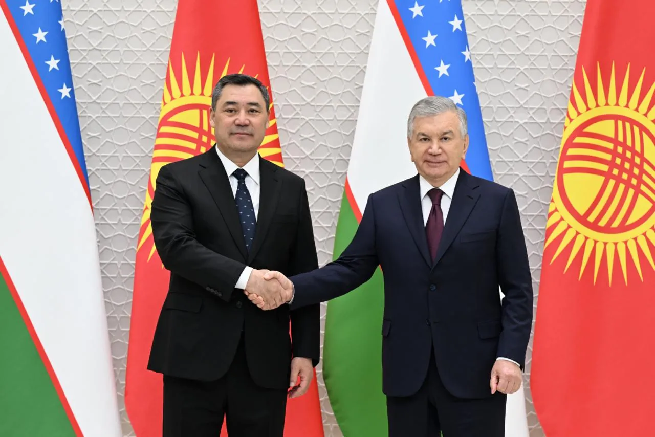 
											
											Shavkat Mirziyoyev va Sadir Japarov uchrashdi
											
											