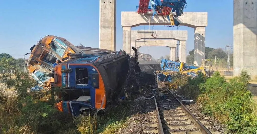 
											
											Таиландда кран поезд устига қулаб тушиши оқибатида 22 киши ҳалок бўлди
											
											