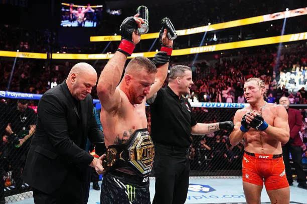 
														
														UFC. Jastin Getji Peddi Pimblettni mag‘lub etib, vaqtinchalik chempionlik kamariga ega chiqdi
														
														