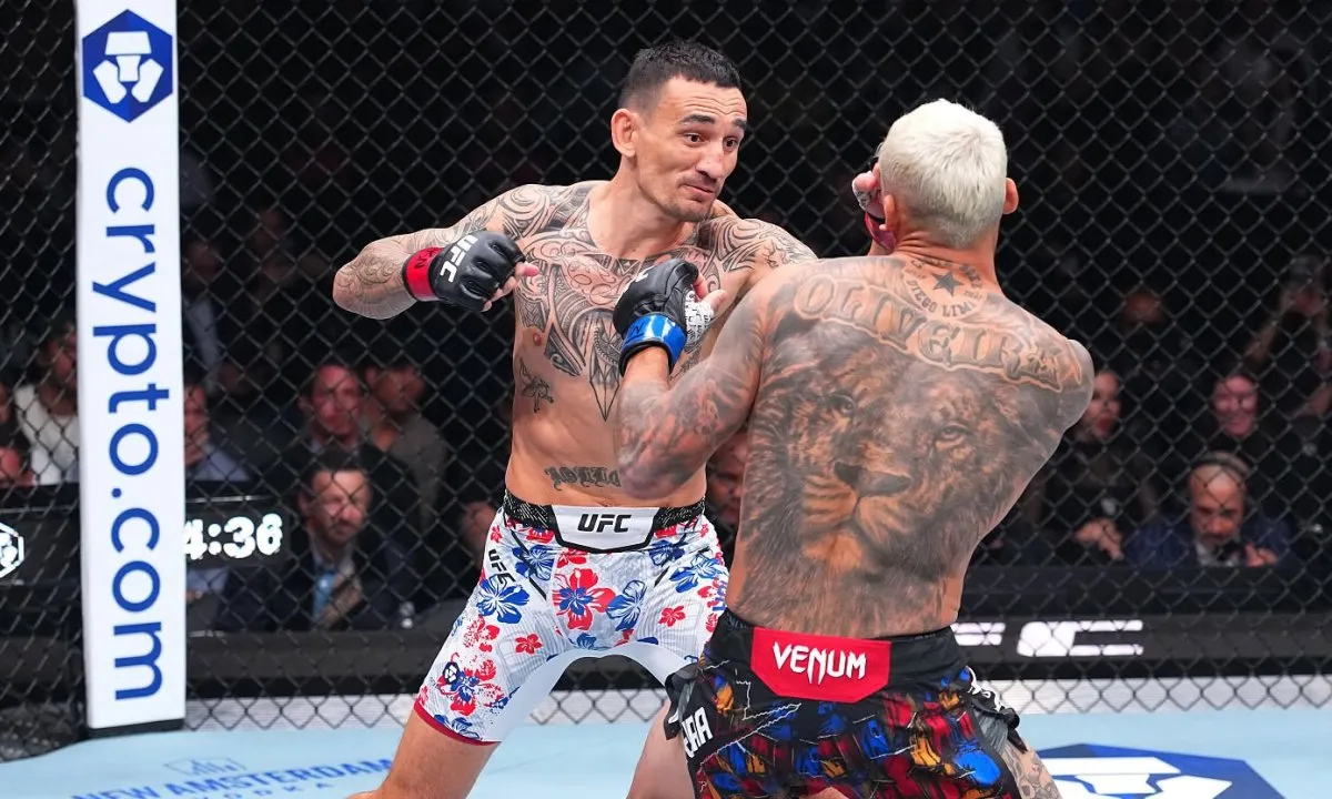 
														
														UFC 326. Charlz Oliveyra Maks Holloueyni mag‘lub etib, kamar sohibiga aylandi
														
														