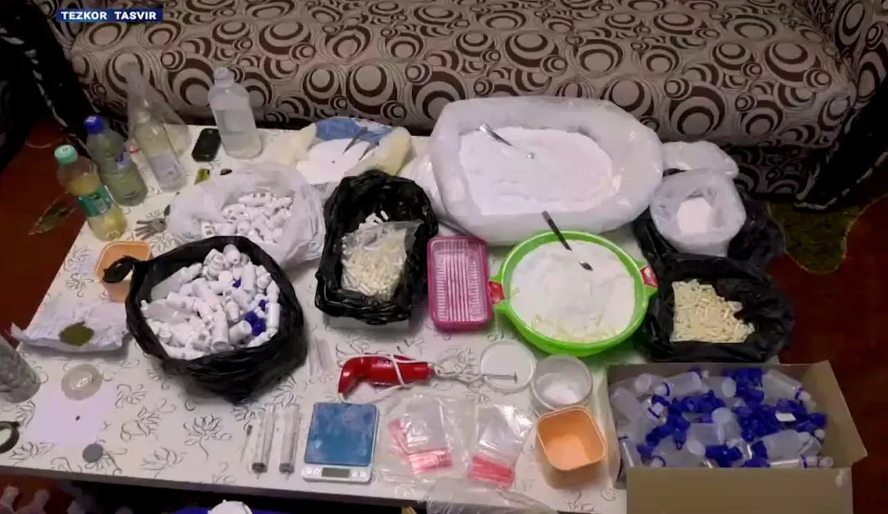 
											
											Toshkentda 4,5 mlrd so‘mlik narkolaboratoriya fosh etildi
											
											