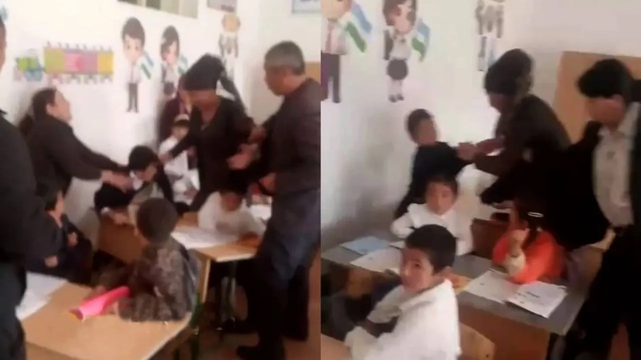 Самарқандда 1-синф ўқувчиларини калтаклаган аёл судга берилди