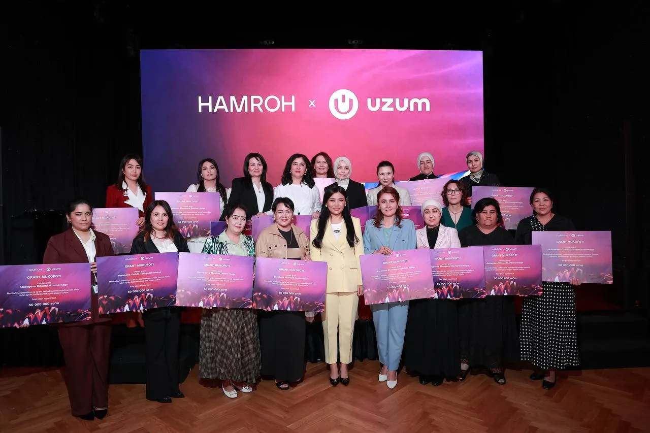 Toshkentda ayollar uchun 1 milliard so‘mlik grant g‘oliblari e’lon qilindi