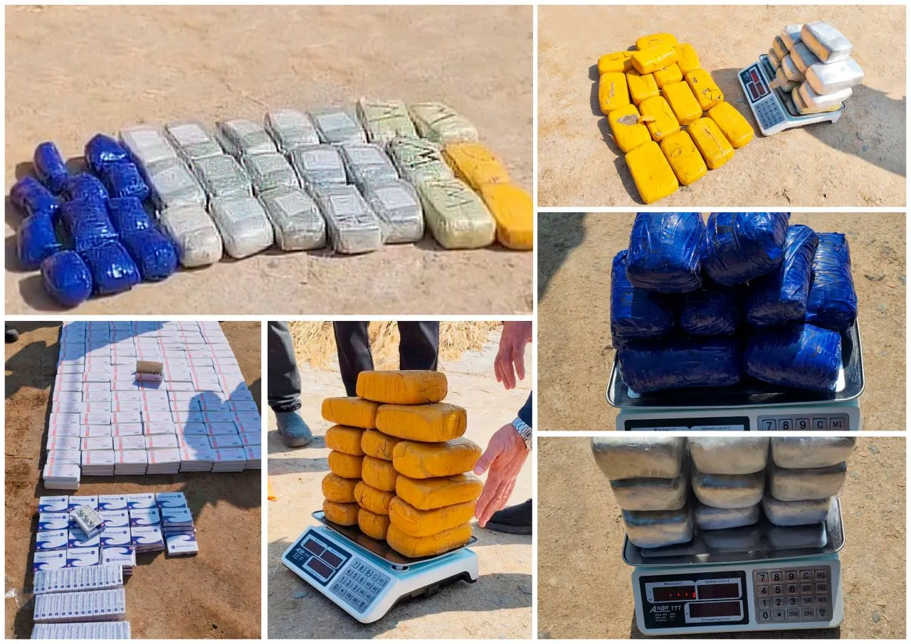 Chegara hududida yirik miqdordagi narkotiklar aniqlandi