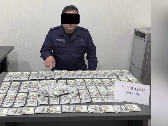 Toshkent viloyatida 63 ming dollar pora talab qilgan FVB rahbari qo‘lga tushdi
