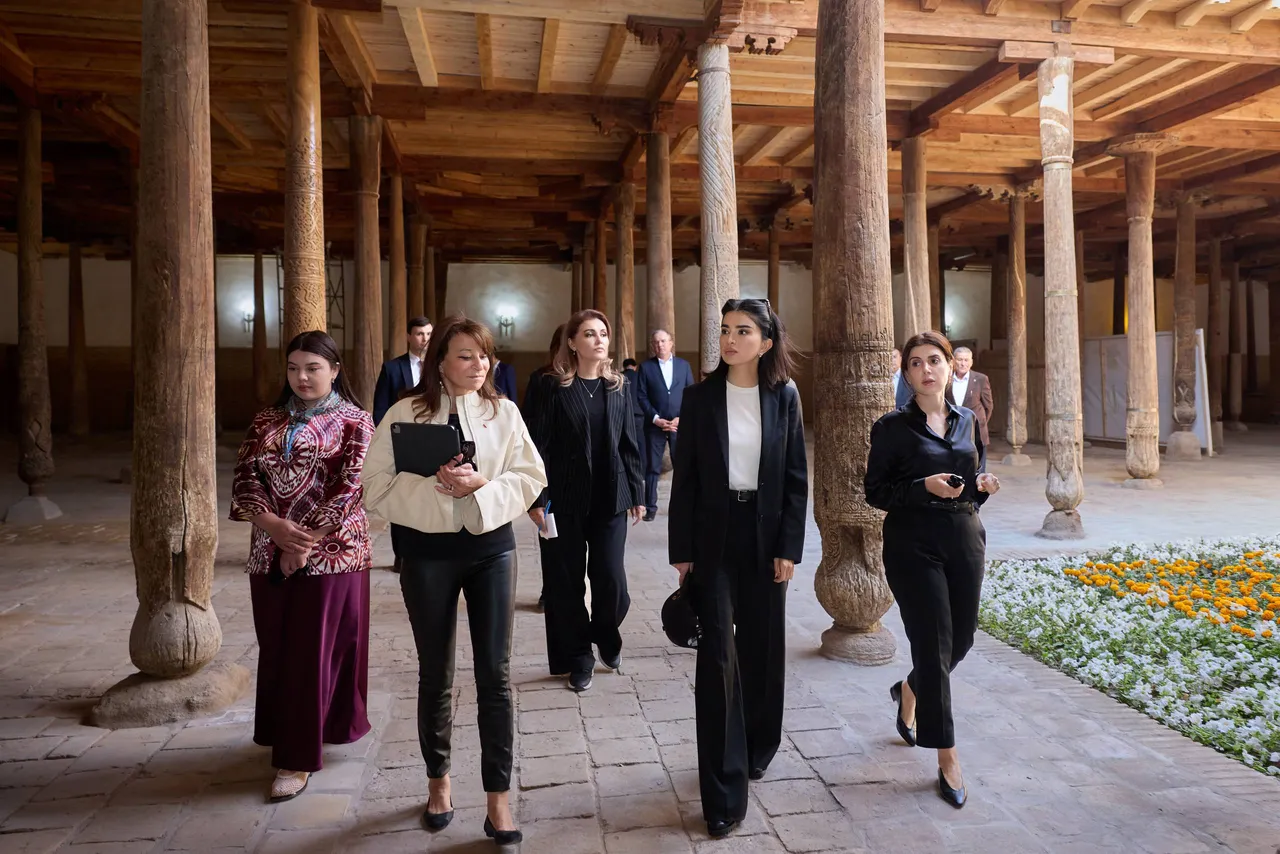 Saida Mirziyoyeva Xivadagi Ichan-qal’ada bo‘ldi