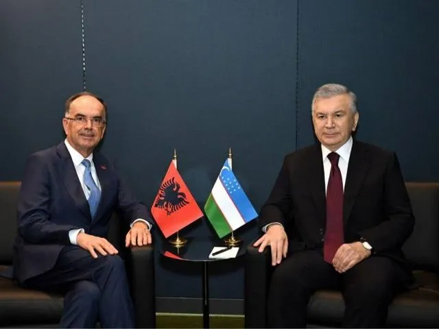 Албания Президенти расмий ташриф билан Ўзбекистонга келди