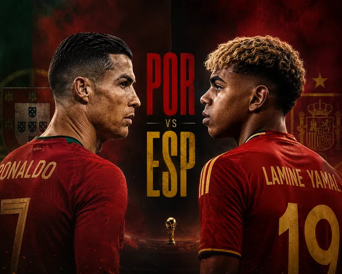
														
														JCh-2026. Ispaniya Portugaliyaga qarshi. AQSh esa Belgiya bilan o‘ynaydi
														
														