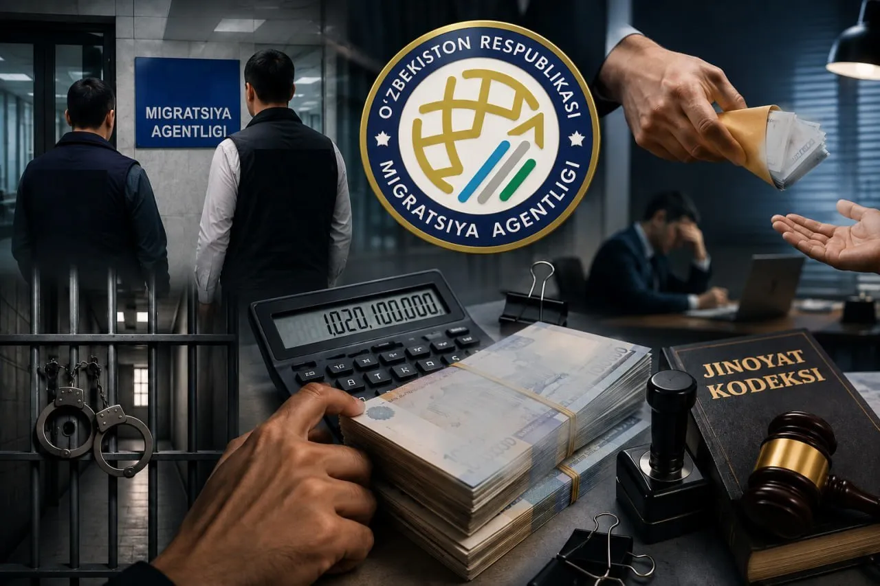 
														
														Vazirlar Mahkamasi huzuridagi Migratsiya agentligida 1 mlrd so‘mdan ortiq talon-torojliklar fosh etildi.
														
														