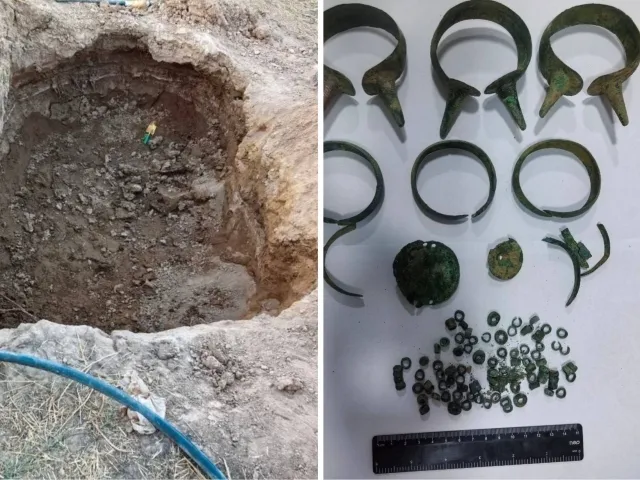 Samarqandda fuqaro hovlisidan bronza davriga oid qabr topildi