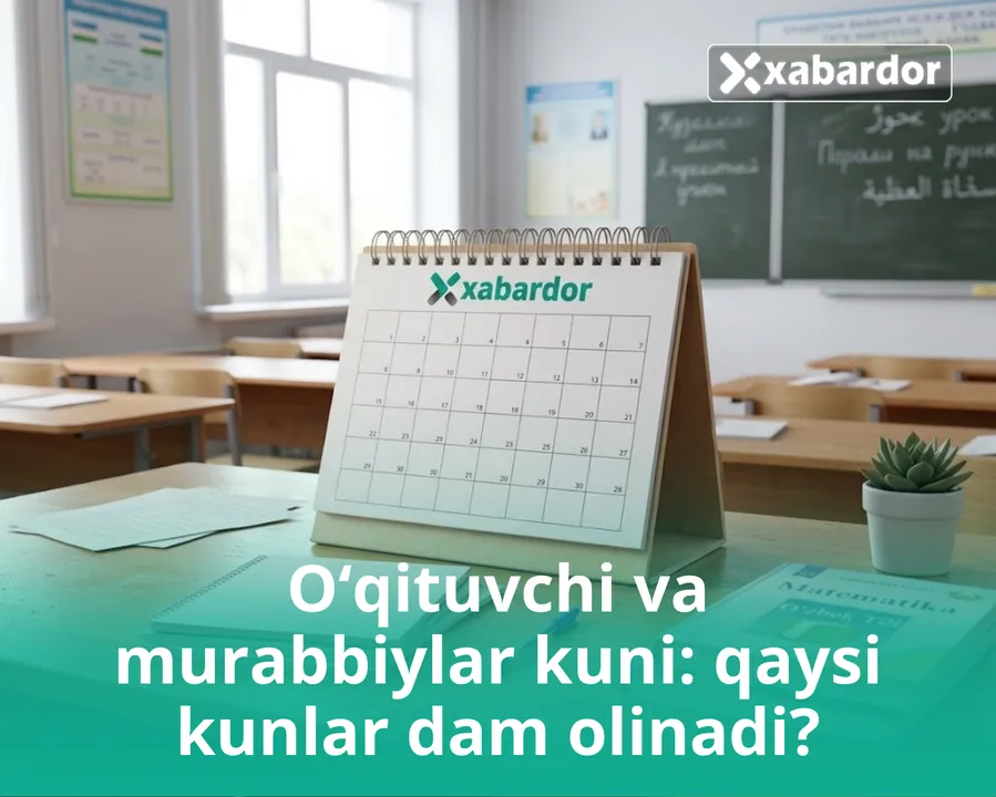 1 oktabrda dam olish kuni: 2 oktabr ish kuni bo‘ladi