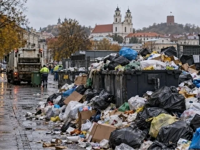 Vilnyusda chiqindi inqirozi: favqulodda holat e’lon qilinishi mumkin
