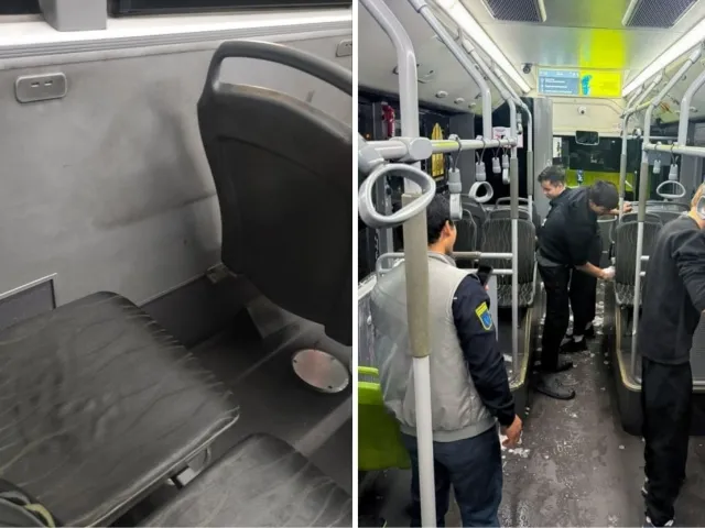 Toshkentda avtobus salonining iflosligi uchun mexaniklar jarimaga tortildi