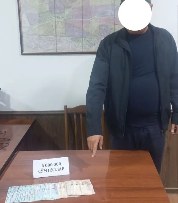 
														
														“Хоразм сув таъминоти” юридик инспектори 6 млн сўм олаётганда ушланди
														
														